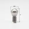 Cabeza de bola aleación de aluminio acero inoxidable tornillo de cabeza de bola teléfono móvil cámara proyector soporte giratorio universal adaptador de extensión