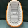 Suministro directo de fábrica bañera inflable para bebé bañera para recién nacidos de bebé cubo de baño portátil PVC engrosado personalizable