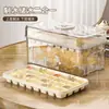 Forma de Cubos de Gelo Tipo Pressão com Tampa, Bandeja de Cubos de Gelo de Grau Alimentício, Fabricador de Cubos de Gelo DIY para Geladeira