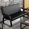 Conjunto Combinado de Sofá y Mesa de Café para Oficina Sofá de Recepción de Negocios Sofá de Oficina Minimalista Moderno de Tres Plazas para Invitados