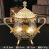 Azucarero Estilo Europeo, Azucarero Creativo y de Moda, Botella de Condimentos, Artículos Esenciales Diarios para Cocina de Restaurante, Azucarero con Diseño de Pavo Real Dorado