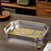33.5*19.5*4 Plato Taza Charola Lujo Ligero Gama Alta Mesa de Centro Charola de Té Rectangular Extra Grande Té