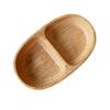 Precio de Fábrica Venta Directa Plato de Madera Platos de Fondo Grueso Platos Platos Creativos para Snacks Plato para Frutas Plato para Pasteles Vajilla