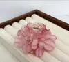 Presilha de Cabelo Flor Color Sólida Fresca e Elegante para Primavera e Verão para Mulheres, Mini Presilha de Garra Super Delicada com Toque de Luxo