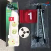 Soporte para taza de asta de bandera de golf Suministros de golf Taza para hoyo de 4 pulgadas Bandera Roja Azul Blanca Amarilla Verde Asta de bandera de 87 cm Especial