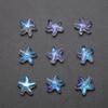 Pingente de Vidro Cristalino com Elemento Marinho Transfronteiriço 14mm Estrela do Mar Contas de Vidro DIY Acessórios de Cabelo Feitos à Mão Pulseira Brincos