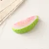 Accesorios de Resina al por Mayor Adornos Pequeños DIY Rodajas de Fruta Piña Sandía Kiwi Fruta del Dragón Naranja Manzana Melocotón