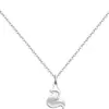 Sencillo nuevo collar de animal de dibujos animados de alto diseño joyería de acero inoxidable accesorios de colgante para hombres y mujeres joyería de moda joyería