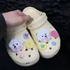 Zapatos con Agujeros Accesorios Hebilla de Zapato DIY Flor de Zapato Cachorro Sonrojado Comercio Electrónico Transfronterizo Producto Nuevo plateado Accesorios Decorativos para Zapatos Mujer