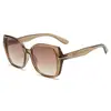 Gafas de Sol Nuevas Retro Europeas y Americanas con Monturas Cuadradas Únicas, Monturas Grandes, Estilo de Gama Alta, Adecuadas para Conducir, Pescar y Protección Solar, Transfronterizo