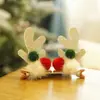 Accesorios para el Cabello de Astas Nuevas Transfronterizos Adornos de Astas de Alce Lindos para Celebraciones Pinza para el Cabello Clip para el Cabello de Disfraz Navideño