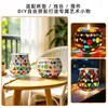 Materiales para manualidades de mosaico: piezas sueltas de acrílico, pétalos coloridos de forma irregular, partículas sueltas