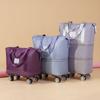 Bolsa de Viaje con Dos Capas de Capacidad Ampliable, Bolsa de Equipaje Portátil para Almacenamiento, Viajes y Viajes de Negocios, Bolsa de Mano para Viajes Cortos