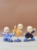 Adornos de Monje Kung Fu Chino Boxeo Zen Mini Adornos para Interior de Coche Consola Central Asistente del Conductor Adornos para Coche