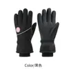 Guantes cálidos de invierno, engrosados y cálidos, unisex, impermeables para exteriores, adecuados para ciclismo, esquí y equitación, guantes con pantalla táctil y a prueba de viento
