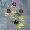Flores Artificiales de Peonía de 4 Cabezas en Colores Otoñales Más Vendidas de Amazon para Decoración del Hogar y Bodas, Adornos de Flores Falsas Transfronterizos al por Mayor