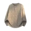 2026 Nueva Camiseta Texturizada de Moda Trendy Holgada Relajada Estilo Callejero para Hombre Top para Hombre