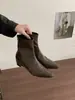 Botines de mujer que aumentan la altura, botines Chelsea de cuero suave, nuevo estilo de moda 2026, botines de corte ajustado para mujeres menudas, botines de moda, estilo británico