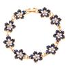 Pulsera rosa retro desgastada para mujer estilo ins diseño europeo y americano pulsera de flores de aleación pulsera de temperamento al por mayor