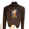 Top Base Térmica Infantil Pelúcia Escovada Gola Meia-Alta Outono/Inverno Meninas Quente Versátil para Crianças Médias/Grandes Borda com Babado Roupa Íntima