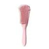 Peine de Ocho Garras Cepillo para Cabello Liso Cepillo para Cabello Rizado Textura Africana Aceite para Rizos Cabello Grueso Húmedo Seco para Mujeres
