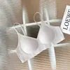 Ropa interior sin costuras Jelly-lift para mujer, verano, transpirable, copa perforada, sujetador push-up delgado sin aros