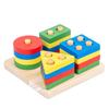 Educação Infantil Brinquedos Educacionais Pequeno Enrolar Contas Piano de Oito Notas Despertador Crianças Batendo Piano terno Madeira Bebê Montessori Bebês