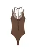 Ropa europea y americana para mujer transfronteriza, popular mono de encaje con cuello halter de venta caliente en AliExpress