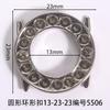 Hebilla de anillo circular interior de 13 mm círculo hebilla de aguja para ropa equipaje zapato flor de zapato accesorios anillo cerrado para bolsa