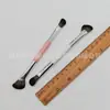 Brocha de Contorno Facial de Doble Punta para Sombrear, Corregir y Difuminar Sombra de Ojos, Así como una Brocha en Forma de Hoz para Dar Forma al Rostro