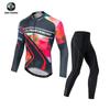 XINTOWN vestuário de ciclismo masculino novo vestuário de ciclismo de manga comprida conjunto de vestuário de ciclismo para primavera e outono