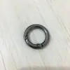 Hebilla de resorte de color, anillo de resorte de aleación de pintura de círculo abierto de metal, cadena para teléfono móvil, cadena para bolso, accesorios hechos a mano