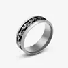 Anillo de Acero Inoxidable con Patrón de Dragón Acero de Titanio Anillo de Pareja Dominante Joyería de Moda Anillo Liso Joyería Transfronteriza para Hombres y Mujeres