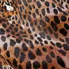 Suministros del Fabricante Zapatos de Piel de Caballo Estampado Leopardo, Bolsos, Materiales de Decoración, Crin de Caballo Integrada con Piel, Piel de Caballo con Ondas de Agua Bicolor