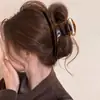 Pinza Grande para el Cabello con Alto Volumen, Aspecto de Alta Gama, Pinza para el Cabello con Moño Mediano, Pinza Grande Acrílica Sencilla, Accesorio para el Cabello para Mujer
