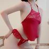 Ropa Divertida Traje Pasión Sexy Uniforme Transparente Tentación Casa Privada Vientre Libre Talla Grande Sexo Pijama Divertido
