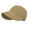Sombrero de Protección Solar de Estilo Zhao Lusi para Circunferencia de Cabeza Grande con Soporte para Mascarilla, Protección UV, Gorra de Béisbol de Secado Rápido, Sombrero de Pescador