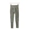 Pantalones de Yoga de Estilo Europeo y Americano de Cintura Alta con Control de Abdomen y Elevación de Glúteos, Transpirables, Ajustados, Alta Elasticidad, Pantalones para Correr, Ciclismo, Fitness para Mujer