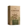 Caja Plegable de Papel Kraft con Tapa abatible para Granos de Café, Caja de Color Impresa a Medida para Café Molido en Polvo y Alimentos Secos