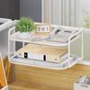 Suporte de Mesa para Telefone Rack Escritório Mesa Prateleira de Armazenamento de Dados Pendurar na Tela Caixa de Armazenamento para Roteador