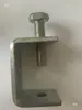 Abrazadera de tubo fija con estructura de acero engrosada, abrazadera de polipasto, abrazadera para viga I, abrazadera de viga, abrazadera fija, abrazadera de tubo galvanizado lateral