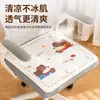 Cojín de Seda de Hielo, Cojín Lindo de Trasero de Panda, Cojín para Silla de Oficina que No da Calor en Verano, Cojín Fresco y Transpirable para Dormitorios de Estudiantes