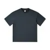 Blockbuster de marca de marea de primavera y verano 240G algodón hielo color sólido cuello redondo manga corta camiseta de hombre coreana simple diaria Joker media manga