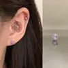 Colección de Pendientes de Hueso del Oído Morado de Ensueño Pendientes de Zirconia Pendientes Planos Espirales de Titanio Médico para el Hélice Pendientes de Hueso del Oído Morados