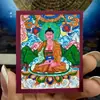 Gran Venta Tíbet Nepalero Puro Pintado a Mano Thangka Ocho Guardianes del Zodíaco Núcleo de Tarjeta 4*5