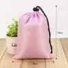 Bolsa de nylon com cordão para acabamento de roupas, bolsa de armazenamento, cordão de poliéster, atacado de fábrica