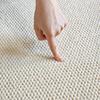 Felpudo de Entrada Color Sólido Imitación Sisal, Resistente a Manchas y Fácil de Cuidar, Felpudo de Entrada para el Hogar Estilo Simple
