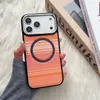 Patrón tejido de color cruzado adecuado para Apple 17pro protección de ventana grande succión magnética protección de paquete completo 17air etiqueta piel funda