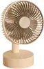 Ventilador Oscilante de Escritorio USB Ventilador Portátil de Mesa de 6 Pulgadas Ventilador Silencioso de Refrigeración Personal con Velocidades de Viento Ajustables Ventilador Compacto de Escritorio para Hogar Dormitorio y Espacio de Trabajo