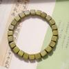 Pulseira de Sândalo Verde Natural para Mulheres, Disco de Águila Estilo Chinês, Pulseira Brinquedo de Sândalo, Contas de Buda de Sândalo, Pulseira de Rosário Atacado